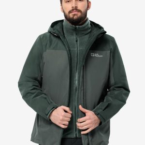 TAUBENBERG 3IN1 JKT M - slate green