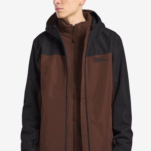 TAUBENBERG 3IN1 JKT M - hot choc