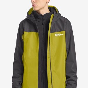 TAUBENBERG 3IN1 JKT M - chartreuse