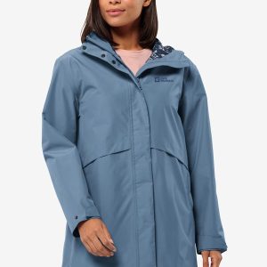 CAPE WEST COAT W - Elemental Blue