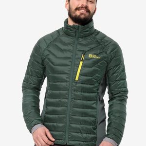 ROUTEBURN PRO INS JKT M - black olive / firefly