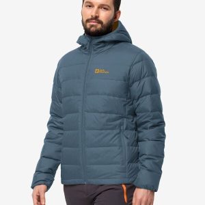 ATHER DOWN HOODY M RDS - midnight sky