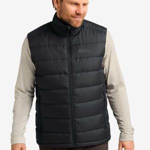 ATHER DOWN VEST M RDS - black
