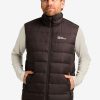 ATHER DOWN VEST M RDS - peat