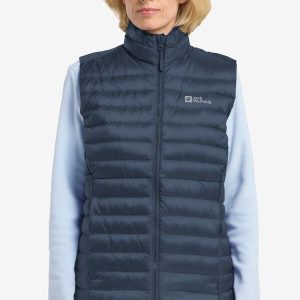 PILVI DOWN VEST W RDS - midnight sky