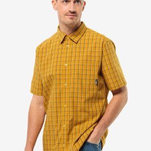 HOT SPRINGS SHIRT M - Curry Check