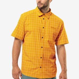 NORBO S|S SHIRT M - Curry Check