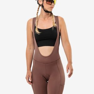 MOROBBIA BIB SHORTS W - Dark Rust