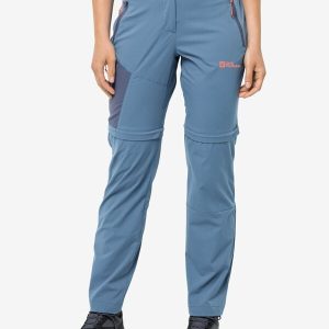 GLASTAL ZIP AWAY PANTS W - Elemental Blue