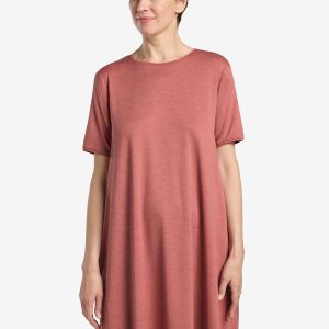 TRAVEL DRESS - mineral red heather