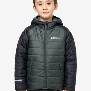 ZENON JACKET K - slate green/black