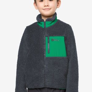 ICE CURL JACKET K - phantom / green