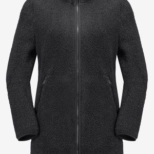 HIGH CURL COAT W - black