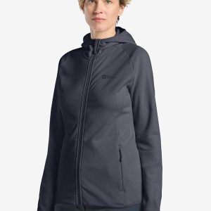BAISELBERG HOODED FZ W - Graphite