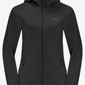 BAISELBERG HOODED FZ W - black