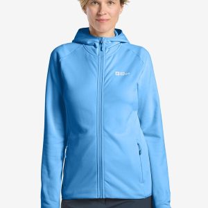 BAISELBERG HOODED FZ W - mid blue