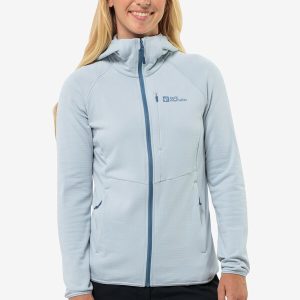 KOLBENBERG HOODED FZ W - Soft Blue