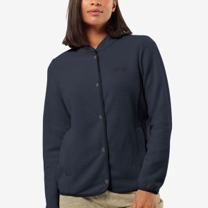 LIGHT CURL JKT W - night blue