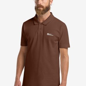 ESSENTIAL POLO M - Dark Rust
