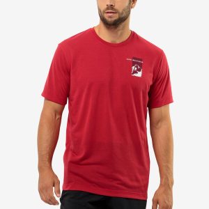 VONNAN S|S GRAPHIC T M - Red Glow