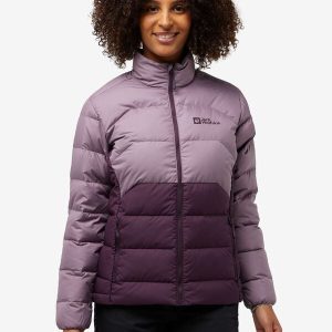 ATHER DOWN JKT W RDS - midnight plum