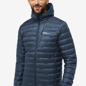 PASSAMANI DOWN HOODY M RDS - midnight sky