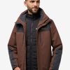 JASPER 3IN1 JKT M - hot choc