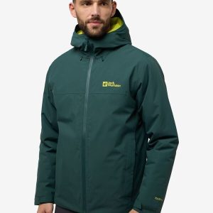 WISPER INS JKT M - black olive / firefly