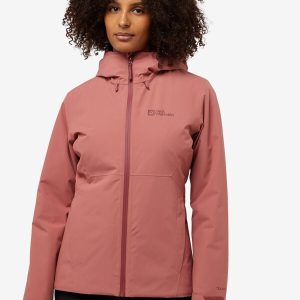 WISPER INS JKT W - mineral red