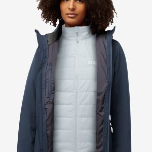 HUNBERG 3IN1 JKT W - midnight sky