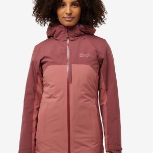 HUNBERG 3IN1 JKT W - mineral red