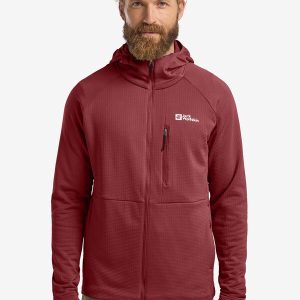 KOLBENBERG HOODED FZ M - Deep Ruby
