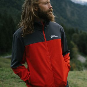 FELDBERG HOODY M - adrenaline red
