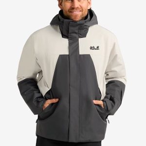 FLOWLINE 2L INS JKT M - pale sand