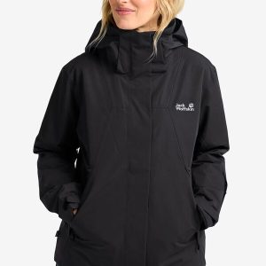 FLOWLINE 2L INS JKT W - black