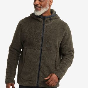 STONE LITE HOODED JKT M - obsidian moss