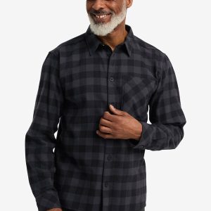 LITE FLANNEL SHIRT M - CHECK black