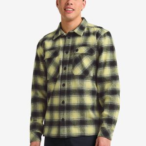 BAJA FLANNEL SHIRT M - CHECK lemon ice