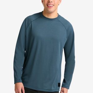 DAILY EASE LS M - aluminium blue