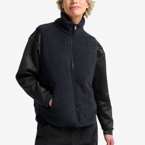 HIGH CURL VEST W - dark navy