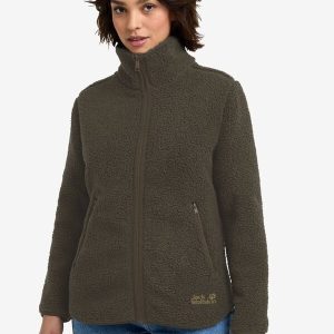 HIGH CURL JKT W - obsidian moss