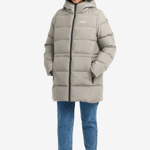 FROZEN PALACE LONG JKT W RDS - pale sand