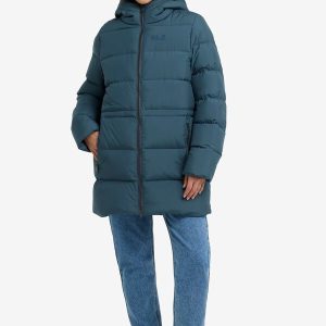 FROZEN PALACE LONG JKT W RDS - aluminium blue