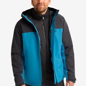 WILD PLACES 3IN1 JKT M - aurora blue