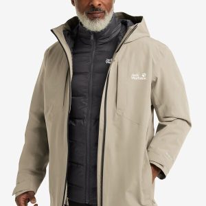 ICECAPE 3IN1 DOWN JKT M RDS - Linen