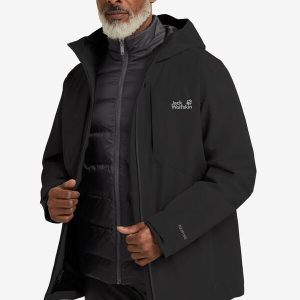 ICECAPE 3IN1 DOWN JKT M RDS - black