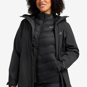 ICECAPE 3IN1 DOWN JKT W RDS - black