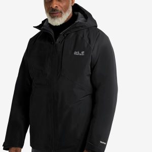 ICECAPE 2L DOWN INS JKT M RDS - black